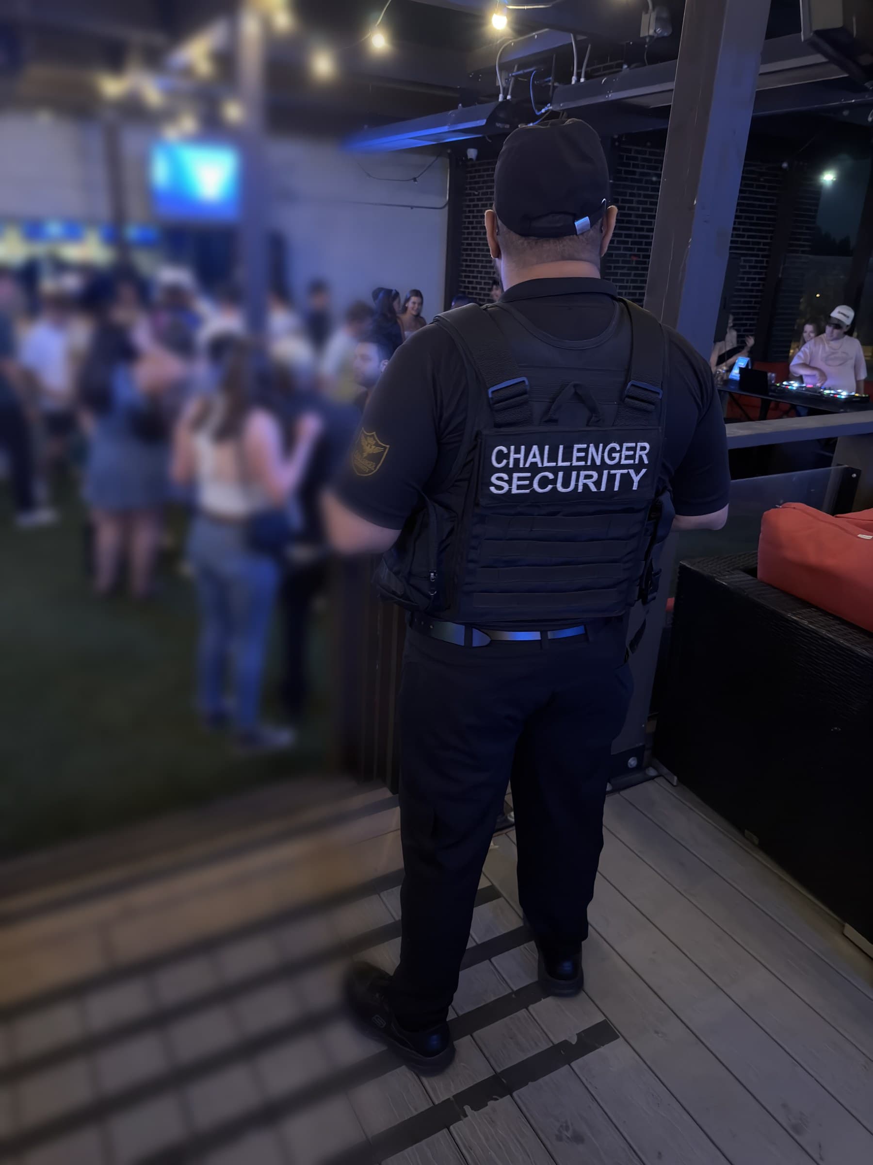 Challenger Security officer on duty in Kamloops, BC